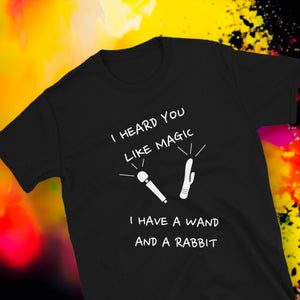 Wand and A Rabbit - Short-Sleeve Unisex T-Shirt
