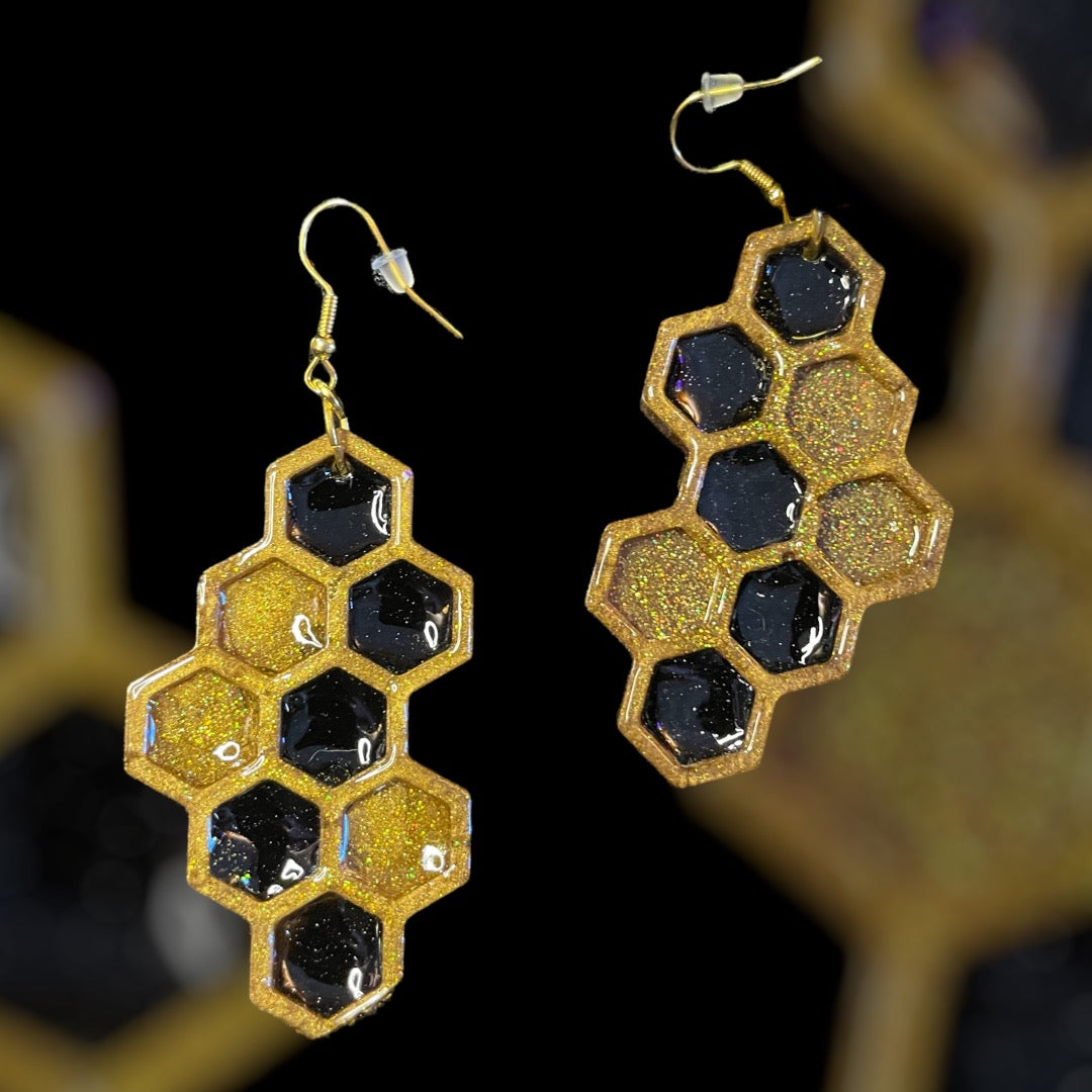 Honeycomb Earrings - Large