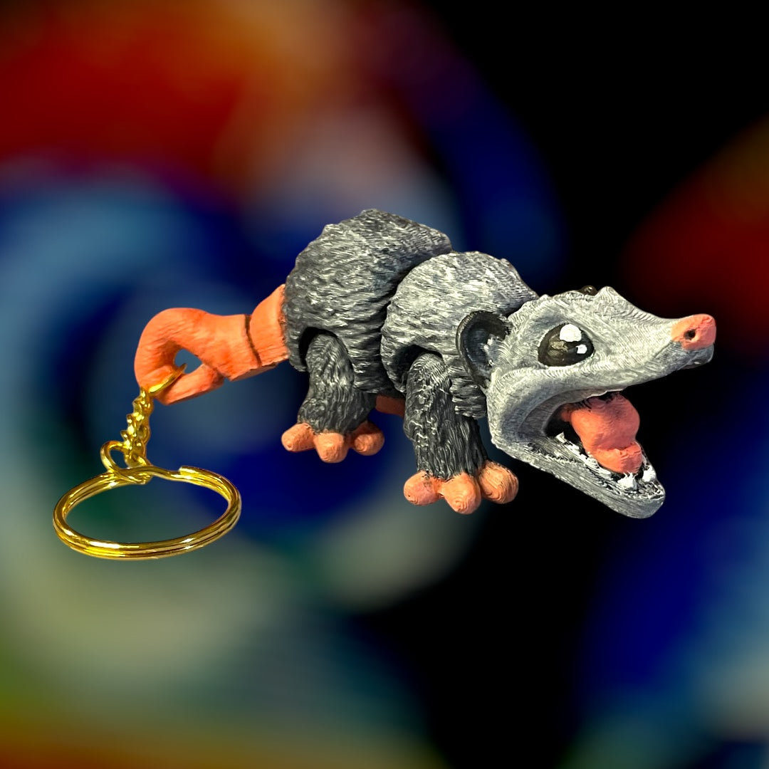 Opossum Keychain