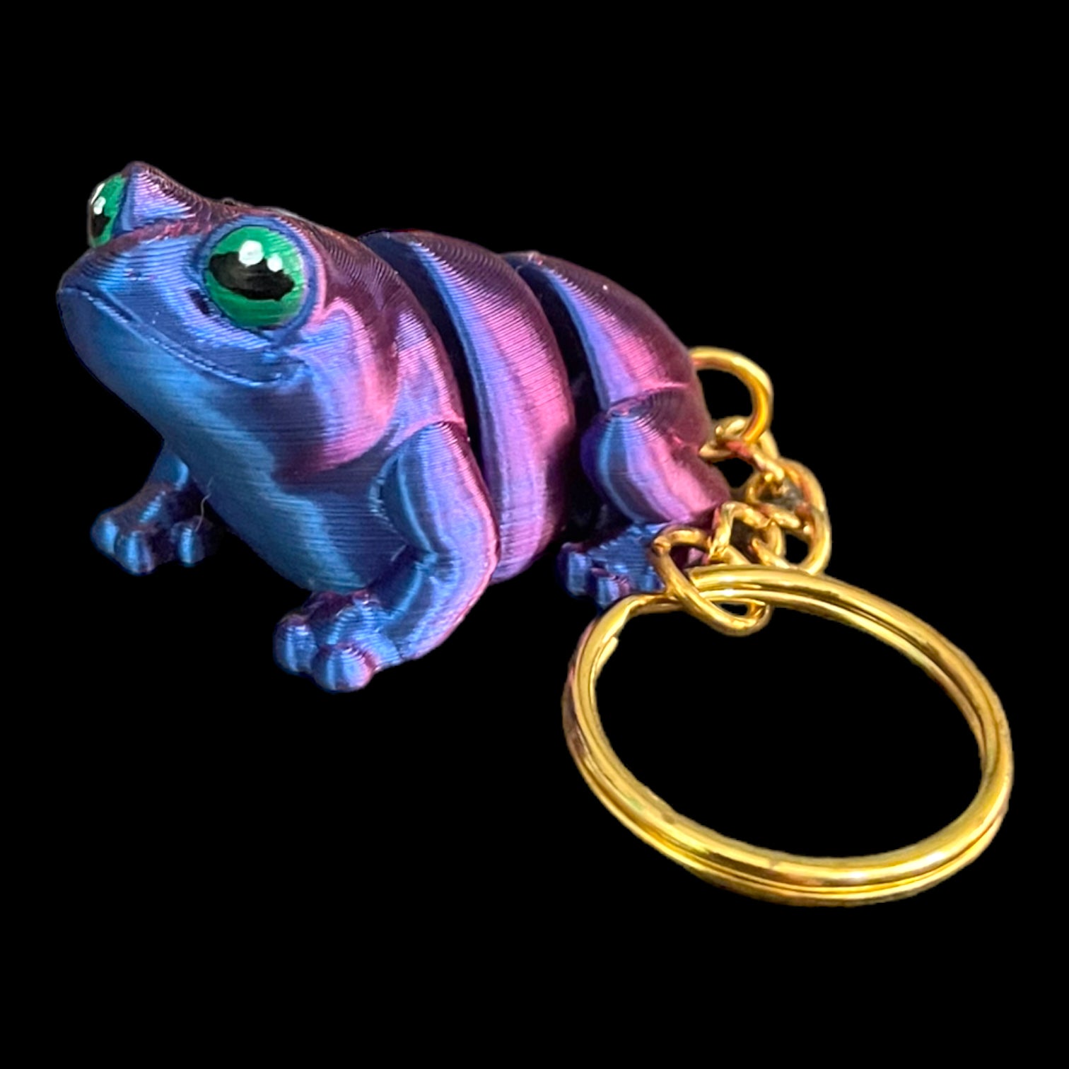 3D Printed Articulated Frog Keychain