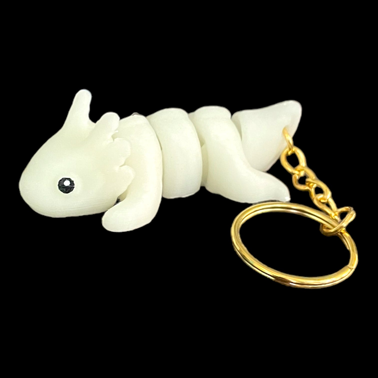 3D Printed Articulated Axolotl Keychain