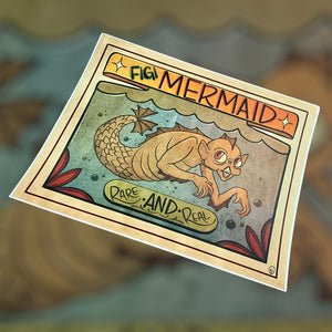 Figi Mermaid Sticker