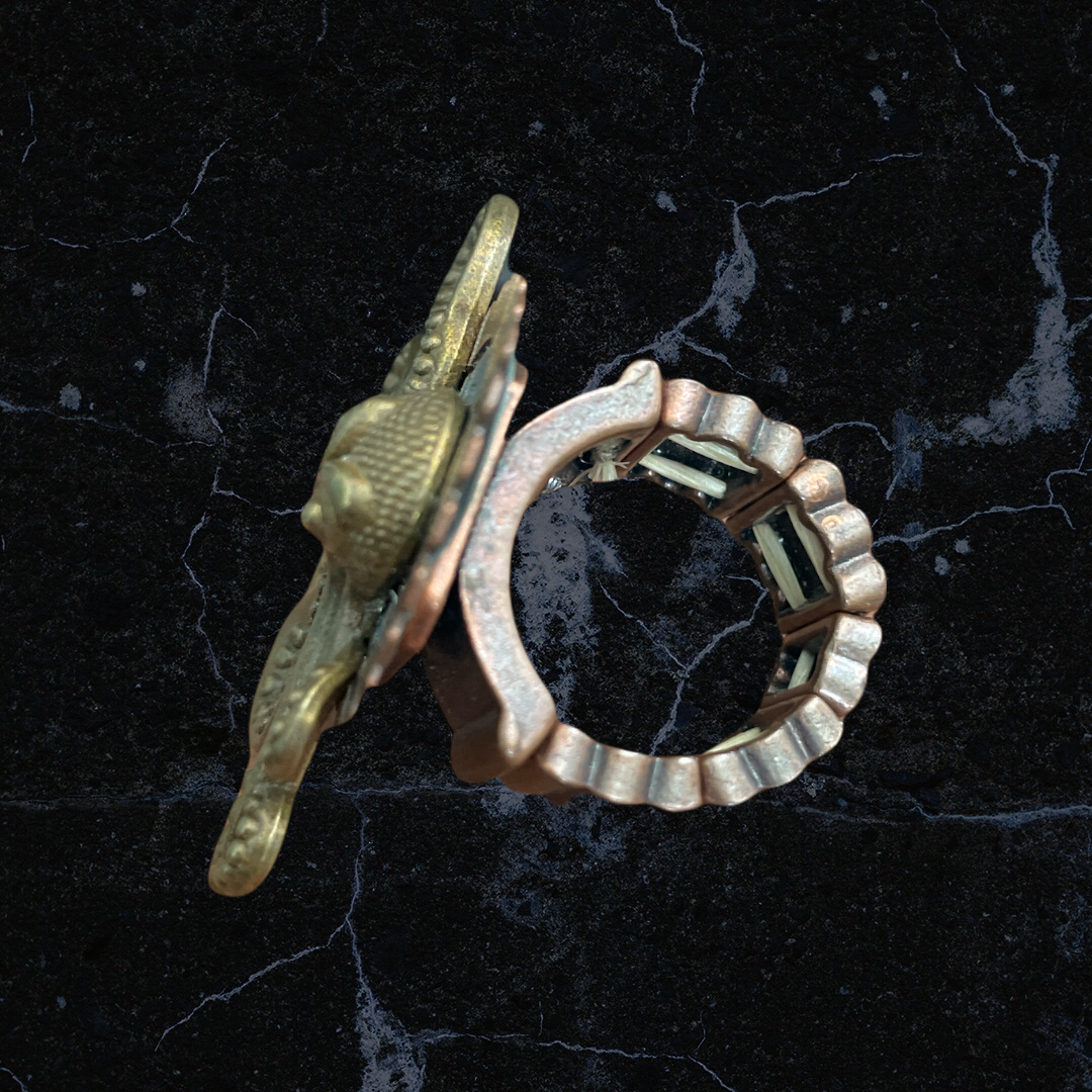 Brass Octopus Ring