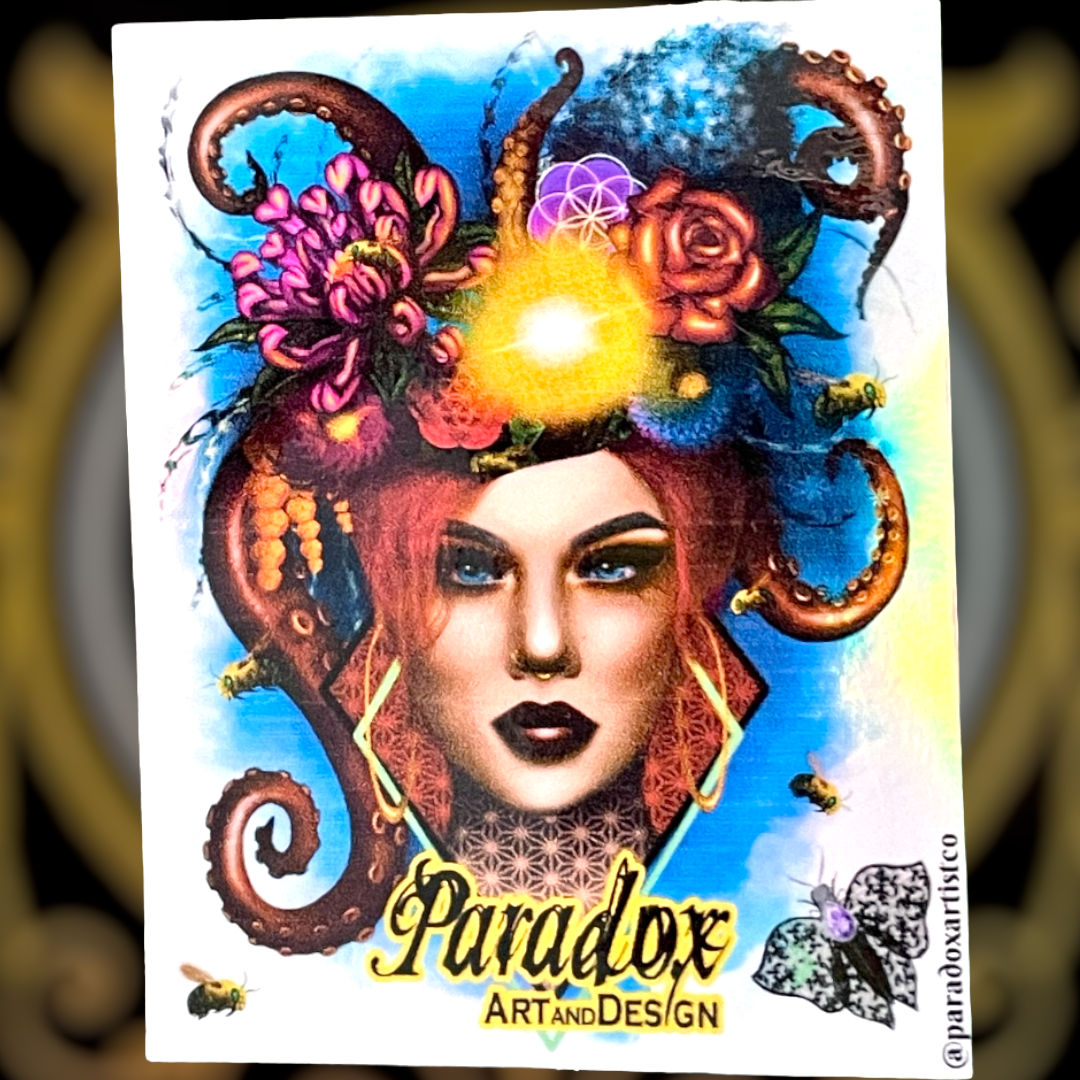 Paradox Art & Design Holographic Sticker