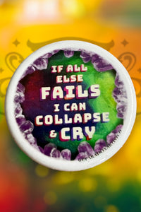 Collapse & Cry Button