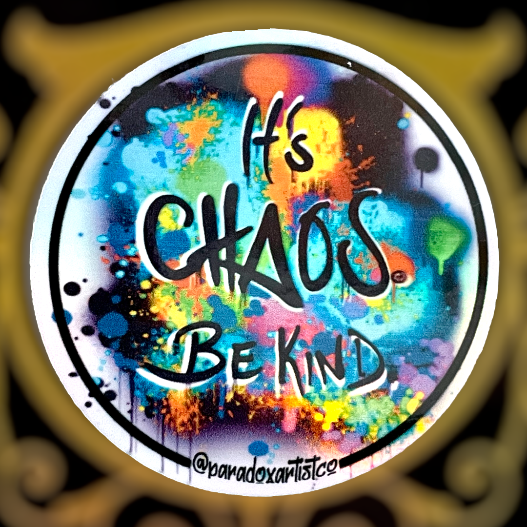 Chaos Holographic Sticker