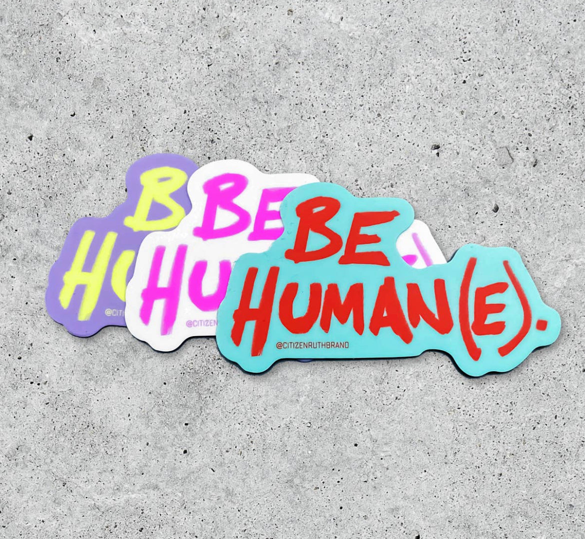 Be Human(e) Sticker